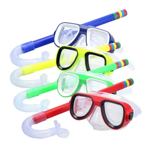 Kinder Kinder Schnorchel Set Tauch schnorchel maske Schwimm brille Brille mit trockener Schnorchel