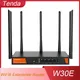 Tenda w30e wireless wifi6 enterprise router 4 * lan gigabit 3000mbps 2 4 ghz 5 8 ghz usb 5g