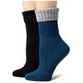 Camano Damen Online Women Wool-Mix 2er Pack Socken, Captain's Blue, 35/38
