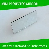 1PC 114*57.5*2mm Mini Projektor Vordere Oberfläche Reflektor Projektor Spiegel DIY Zubehör Hohe