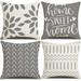 Throw Pillow Covers Pillow Covers Squar Pillow Covers Set of Modern