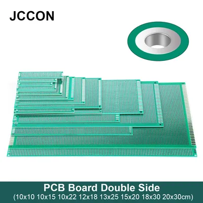 PCB Board Double Side Prototyp DIY Universal Printed Circuit 10x10 10x15 10x22 12x18 13x25 15x20 Image