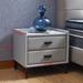 Modern Nightstand with 2 Drawers Night Stand