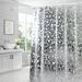 Bathroom Shower Curtain Liner Heavy Duty Stall Shower Liner PVC Waterproof Clear 3D Pebbles Bath Curtain