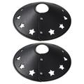 2pcs Lamp Cover Outdoor Camping Lampshade Hiking Light Cover Tent Lamp Shade