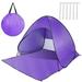 [Pack of 3] Pop Up Beach Tent Sun Shade Shelter Anti-UV Automatic Waterproof Tent Canopy for 2/3 Man w/ Net Window Storage Bag for Outdoor Beach Camping Fishing P