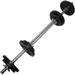 GxIne Adjustable Cast Iron Dumbbell Sets 2-in-1 40/50/52.5/60/105 to 200LBS with Alloy Steel Connector Option for Strength Training Full Body Workout and Muscle Building Men Women