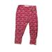 Pre-owned Matilda Jane Girls Pink | White Stars Leggings size: 2T