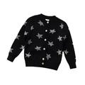 Meuva Kids Toddler Baby Girls Boys Autumn Winter Knit Sweater Star Print Long Sleeve Coat Jacket Toddler Boy Toddler Boy Thick Zip up Hoodie Junior Hoodies Pullover Toddler Boys Holiday Outfit