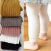 GYRATEDREAM Toddler Baby Girls Cotton Knit Footless Tight Leggings Bottom Pants Winter Tight Stockings for Girls