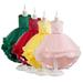 Esaierr Toddler Kids Girl Presenter Evening Gown Tutu Princess Dress Ruffles Lace Party Wedding Dresses Banquet Performance Party Gown 4-12 Years Old
