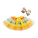 HBYJLZYG Splice Net Yarn Sequins Tulle Skirt Bow Hairpin Suit Toddler Girls Cute Party Dance Rainbow Star Sequins Toddler Clothes For Girls