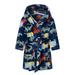 mveomtd Toddler Kids Baby Boys Girls Hooded Warm Flannel Towel Robe Cartoon Bathrobe Soft Pajamas Sleepwear 4 Piece Set Toddler Pajamas Boys Trucks