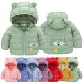 Kids Jacket Girl Boy Ultralight Winter Hooded Jacket Coat Kids Toddler Cartoon Puffer Down Outwear Fall Jackets For Girls Toddler Fall Jacket 12 Months-4 Years