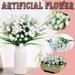 Hxoliqit 10PC Artificial Flower Latex Real Bridal Wedding Bouquet ation Fake Flores Artificiales Decoracion Lings Artificial Artificial Flores Artificiales Para Decoracion mother gifts