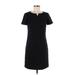 Tahari by ASL Casual Dress - Sheath: Black Print Dresses - Women's Size 2