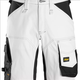 Snickers AllroundWork Stretch Loose Fit Work Shorts - White/Black - 64