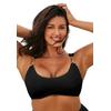 Plus Size Women's Chain Accent Underwire Bikini Top by Swimsuits For All in Black (Size 20)