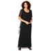 Plus Size Women's Popover Dress by Woman Within in Black (Size 16 W)