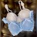 Victoria's Secret Intimates & Sleepwear | Like New Lot Of 2 Victoria’s Secret Vs Dream Angels Lace Bras - 32ddd | Color: Blue/Gray | Size: 32f (3d)