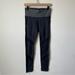 Athleta Pants & Jumpsuits | Athleta Twilight Metallic Sparkle Glitter Legging Tight Black Size M | Color: Black/Silver | Size: M