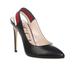 Gucci Shoes | Gucci Sylvie Leather Slingback Pumps In Black Size 36 | Color: Black | Size: 6