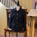Ralph Lauren Jackets & Coats | Lauren Jeans Co Nwt Vintage Equestrian Denim Beacon Jacket. Size L. | Color: Black | Size: L