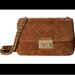 Michael Kors Bags | Michael Kors Sloan Camel Suede Shoulder Handbag | Color: Brown/Gold | Size: Os