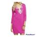 Lilly Pulitzer Dresses | Lilly Pulitzer Devlin Merino Wool Sweater Dress Hot Pink Size S | Color: Gold/Pink | Size: S