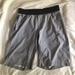 Lululemon Athletica Shorts | Lululemon T.H.E. Short *Linerless 11" Men's M Light Grey With Black Waistband | Color: Gray | Size: M