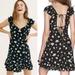 Free People Dresses | Free People Like A Lady Floral Mini Dress Small | Color: Black | Size: S