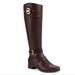 Michael Kors Shoes | Michael Kors Stockard Riding Boots In Coffee | Color: Brown/Gold | Size: 7