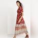 Madewell Dresses | Madewell Tulip-Sleeve Maxi Dress In Tall Sunflowers Size 00 | Color: Brown/Red | Size: 00