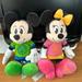 Disney Toys | Disney World Original Plush Toy Dolls Mickey & Minnie Mouse Stuffed Animals Lot | Color: Black/White | Size: Osg