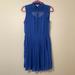 American Eagle Outfitters Dresses | Chic Blue Keyhole American Eagle Dress | Color: Blue | Size: M