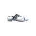 Lauren by Ralph Lauren Sandals: Gray Solid Shoes - Women's Size 6 - Open Toe