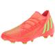 Adidas Unisex Edge.3 Predator Firm Ground Soccer Shoe, Solar Red/Solar Green/Black, 8.5 US Men