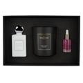 Sunnamusk London Sweet Escape Gift Set, Unisex, Contains Sweet Escape 50ml EDP x1, Pinky 10 ml Oil x1, Night illusion Candle x1