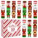 10PACK Christmas Party Favor 10‘’ No-Snap Table Favors with Prize Joke Gifts for Adults Kids Party Supplies Dinner Decorations British English Holiday Games Santa Elk Pattern