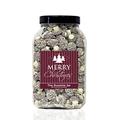 COCONUT MUSHROOMS 1.8kg Sweet Jar – A Personalised Gift Jar filled with your favourite Retro Sweets! (Merry Christmas)