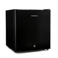 Subcold Cave50 LED Solid Door Beer Fridge for Wine & Drinks | Mini Fridge Chiller with Can Dispenser | Lockable Mini Fridge for Bedrooms Quiet | Small Fridge Frost-Free Larder (Black)