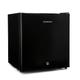 Subcold Cave50 LED Solid Door Beer Fridge for Wine & Drinks | Mini Fridge Chiller with Can Dispenser | Lockable Mini Fridge for Bedrooms Quiet | Small Fridge Frost-Free Larder (Black)