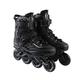 SKLOER Men Women Inline Skates | 82A Rolls | ABEC9 Chrome Ball Bearings | Unisex Fitness Skates for Adults Size 36-46 Black_38