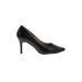 Aldo Heels: Pumps Stilleto Cocktail Party Black Print Shoes - Women's Size 8 1/2 - Pointed Toe