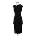 Ted Baker London Casual Dress - Bodycon: Black Marled Dresses - Women's Size 4