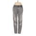 Denizen from Levi's Casual Pants - Low Rise Skinny Leg Tapered: Gray Bottoms - Women's Size Small