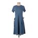 Theory Casual Dress - DropWaist: Blue Dresses - Women's Size Small