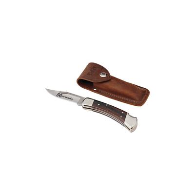 Hornady Buck 110 Folding Knife 3.75 in 420 HC Clip Point Macassar Ebony Dymondwood Handle 99126