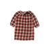 Bonpoint Dress - Shift: Red Plaid Skirts & Dresses - Kids Girl's Size 10