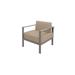 BFM Seating Belmar Metal Outdoor Lounge Chair Metal in Gray | 25.75 H x 28.25 W x 28.25 D in | Wayfair PH6102SG-57015